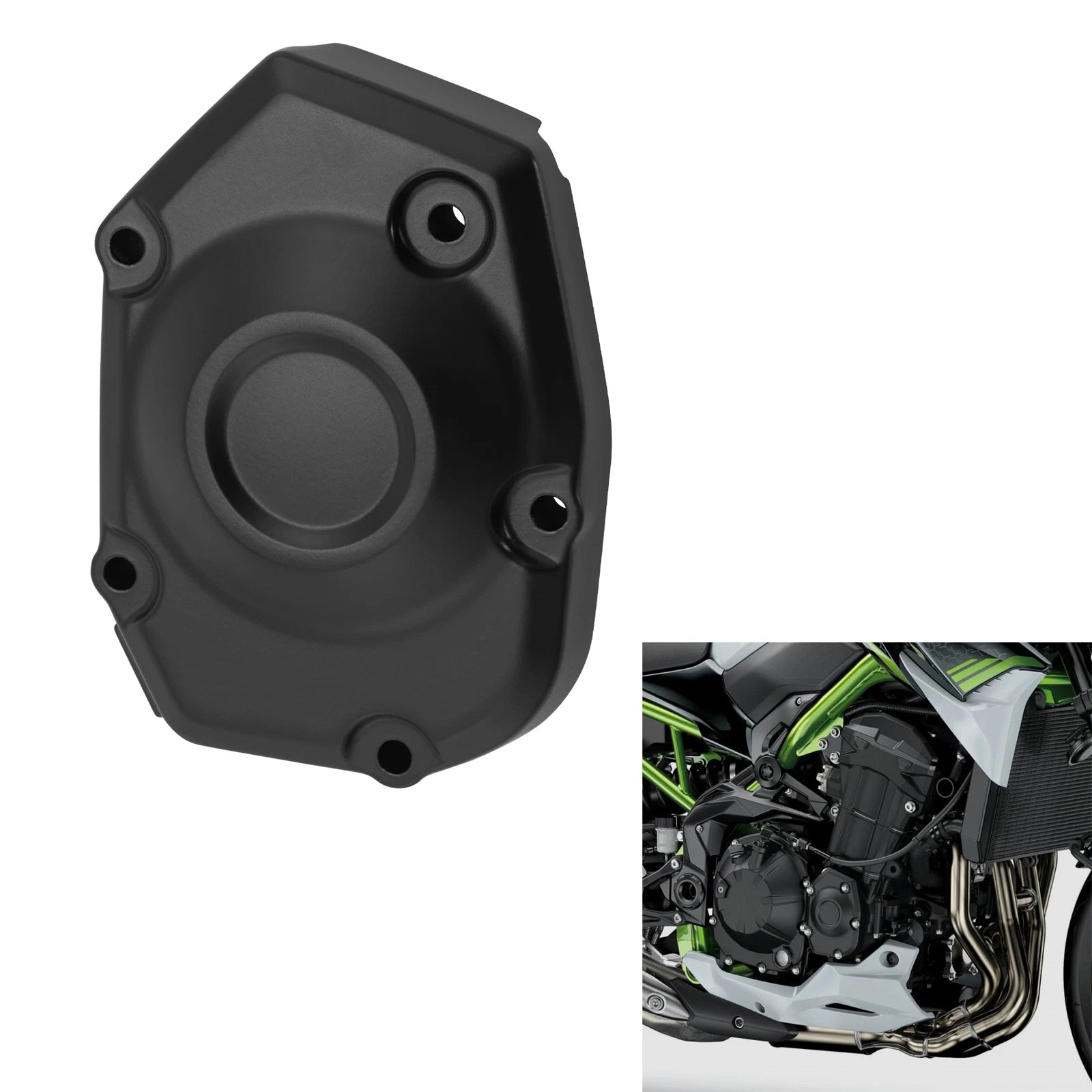 Side Engine Pulser Stator Cover Case for Kawasaki Z900 (2017–2025) 24 23 22 21