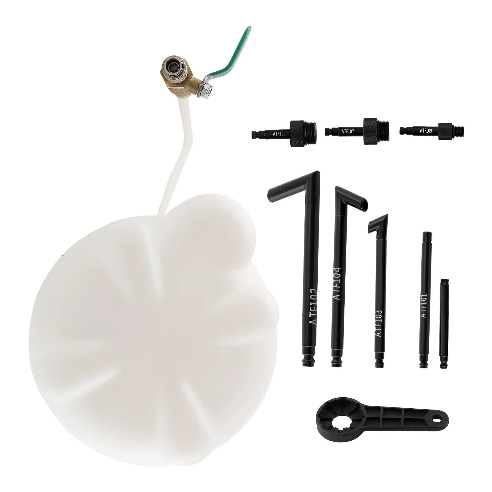 3L Manual Transmission Oil Filling System Pump Tool + 8 Adaptor Set