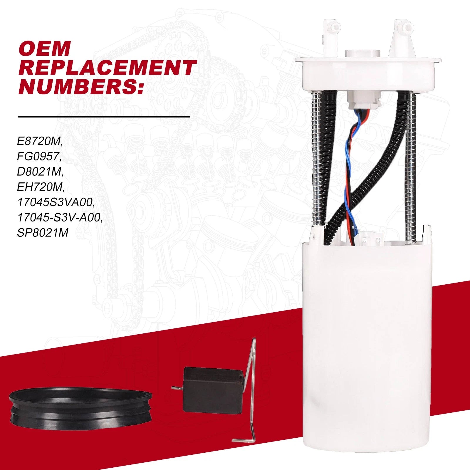 Fuel Pump Module Assembly for Acura MDX (2001-2002) Honda Pilot (2003-2004)