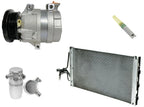 AC Compressor Kit With Condenser for Pontiac Grand Prix 3.1L (2002–2008)