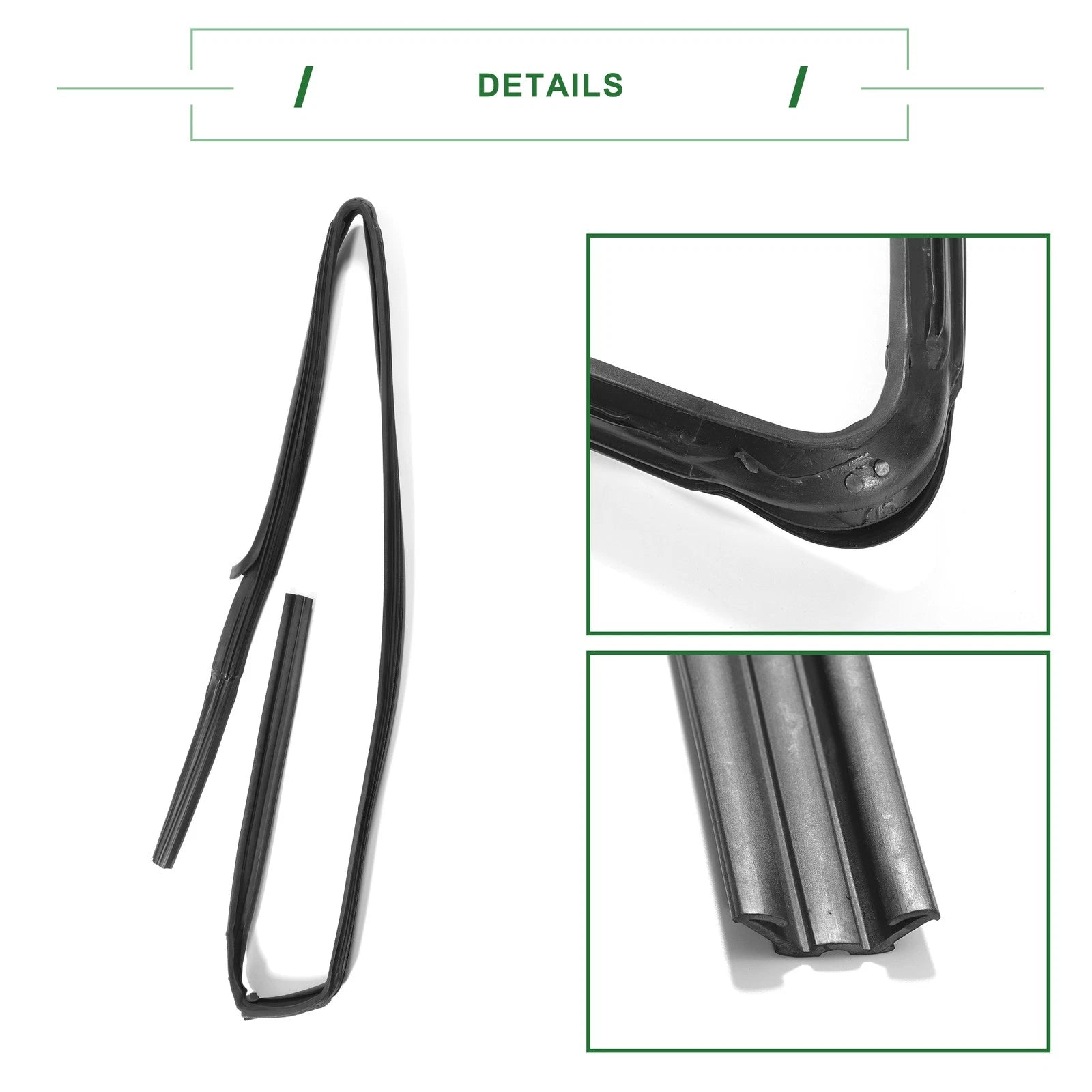 1 Pc Front Left Door Window Run Channel Seal Strip No. 6815189110 for Toyota 