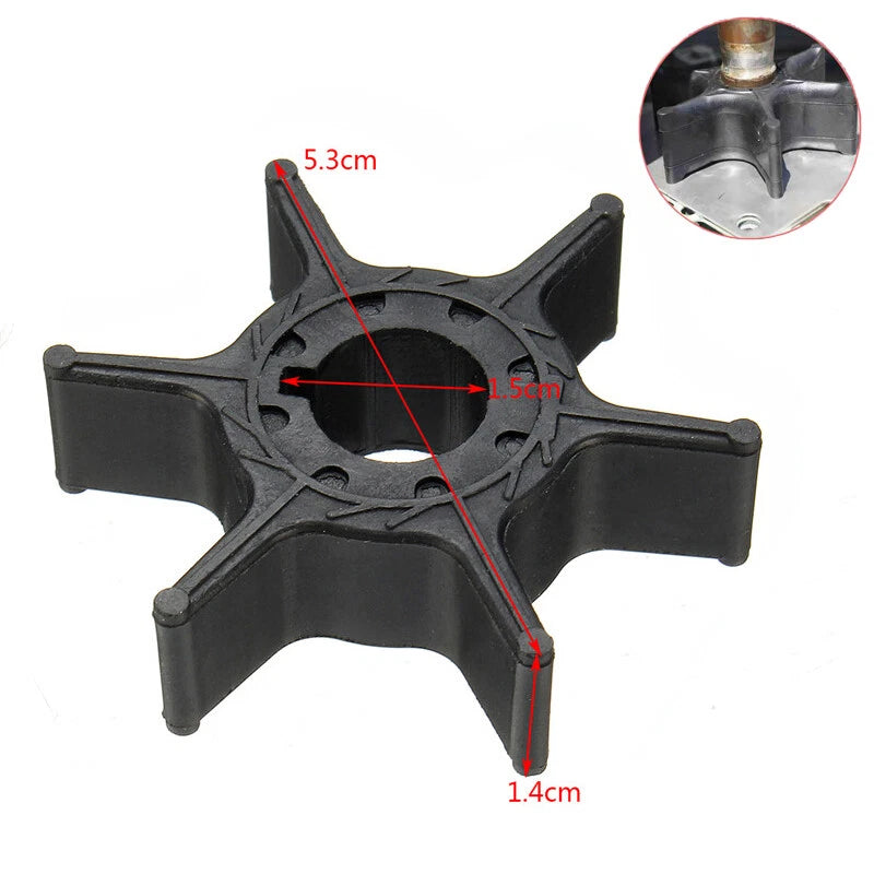 Water Pump Impeller for Yamaha Marine Outboard 9.9 15HP (2 Stroke) (63V-44352-01)