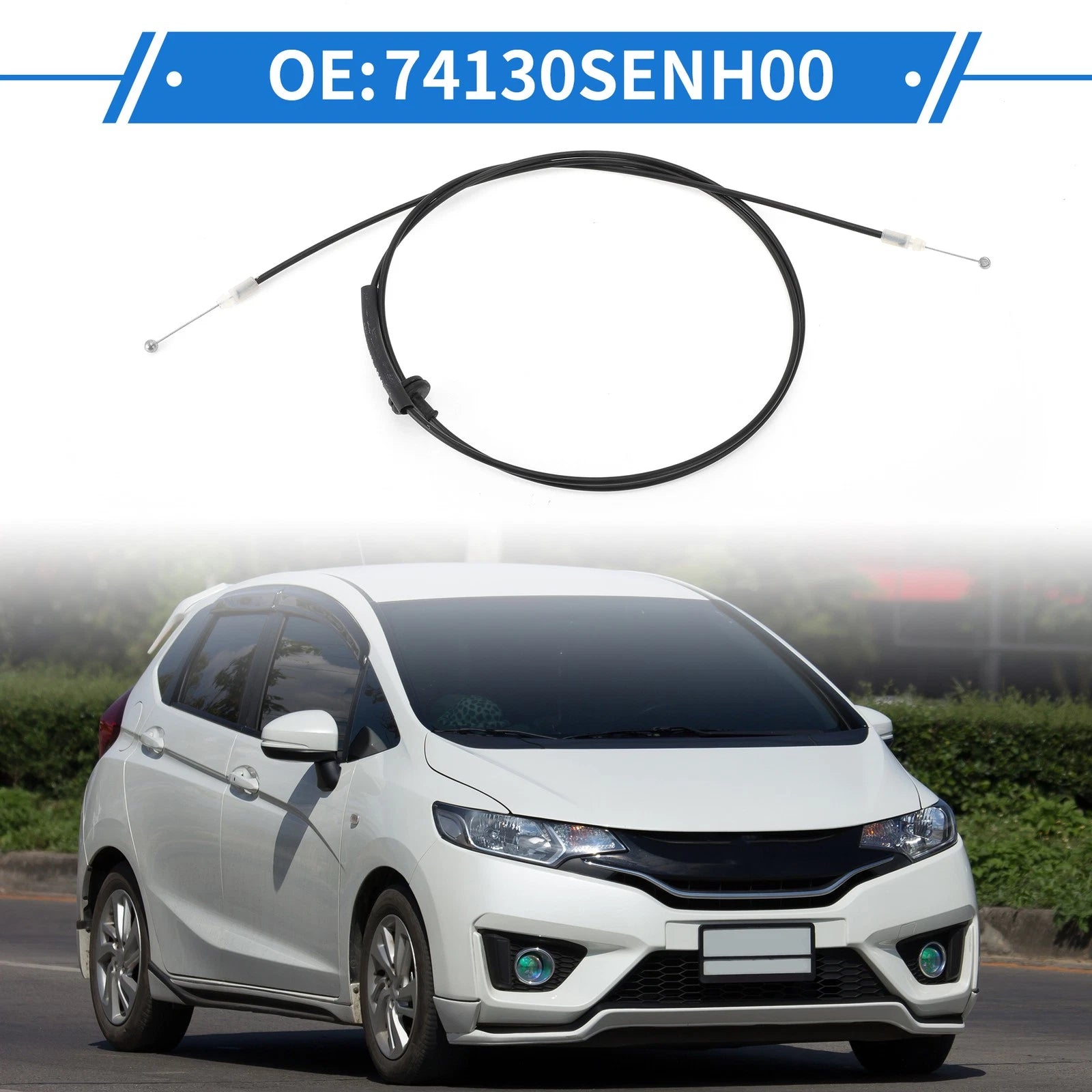 Hood Release Cable No.74130SENH00 for Honda Fit (2004–2005)