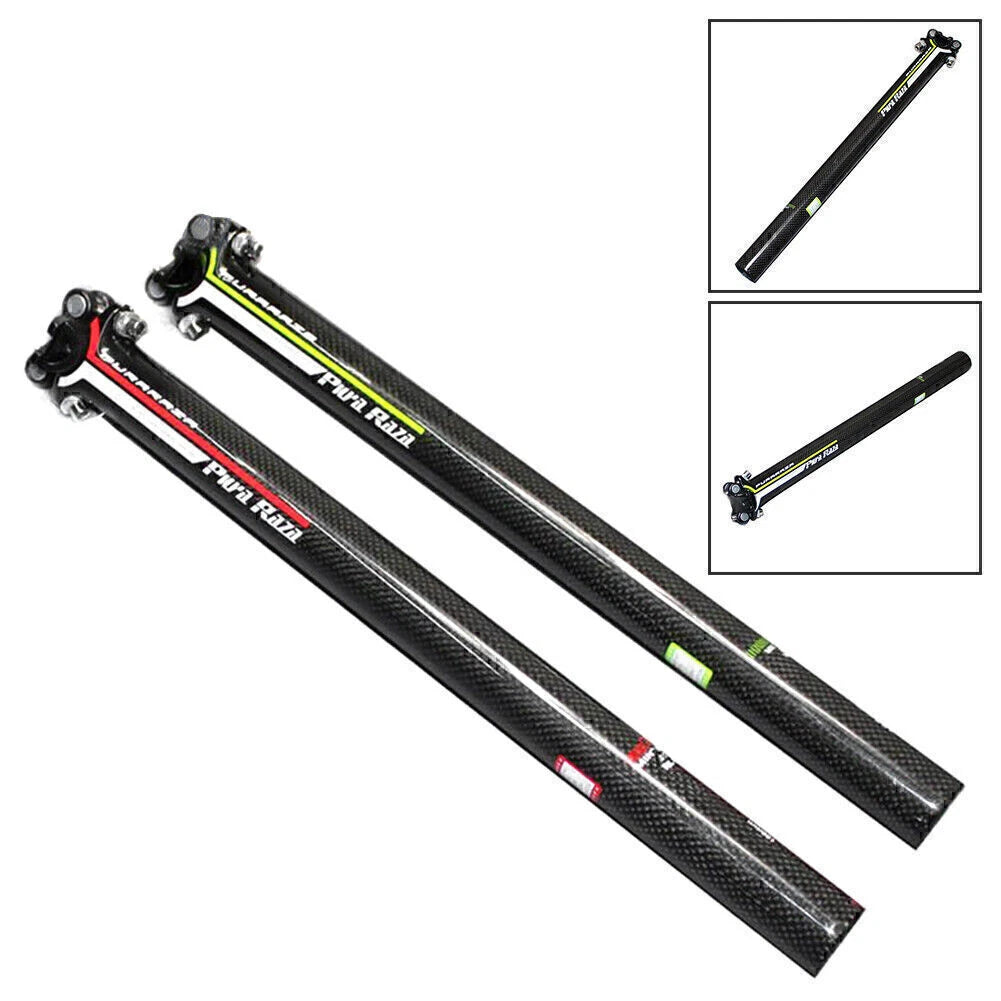 30.8mm Carbon Fiber Bike Seatpost for MTB Road Bicycle