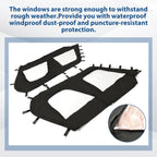Soft Doors Cab Enclosure Set for Kawasaki Teryx4 (2012–2022)