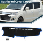 Dashboard Dash Cover Mat for Suzuki Jimny JB64 JB7 (2018–2024) Black Blue