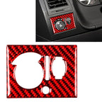 Red Carbon Fiber Headlight Switch Panel Cover for Dodge Challenger (2008-2014)