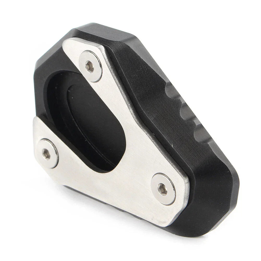 Kickstand Extension Plate Pad for Kawasaki Z650 2017-2018 Black