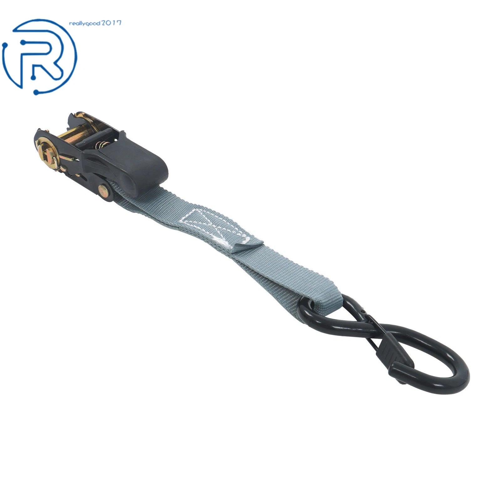 Set of 4 Heavy Duty 1" × 15' Ratchet Tie Down Straps with S Hook