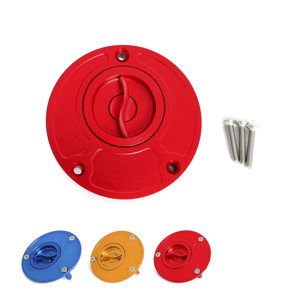 CNC Keyless Fuel Tank Gas Cap Cover for Yamaha YZF1000 (1996–2000), FZR1000 (1987–1996)