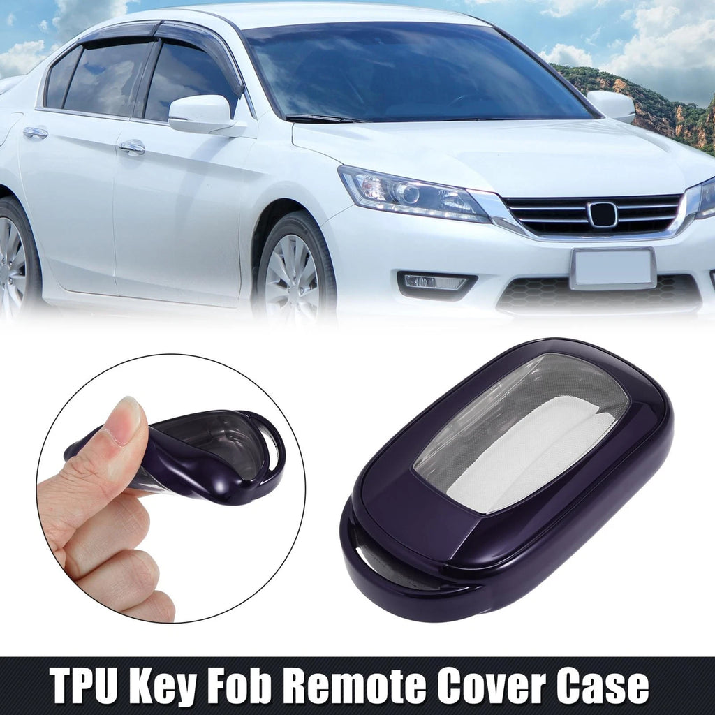 TPU Key Fob Remote Cover Case for Honda Accord Civic (2022) - Purple
