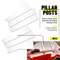 6PCS Chrome Pillar Posts Door Trim Cover for Honda CR-V (2017–2022)