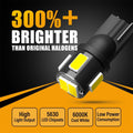 10PCS T10 Wedge LED License Light Bulbs for (168, 194, 2825)