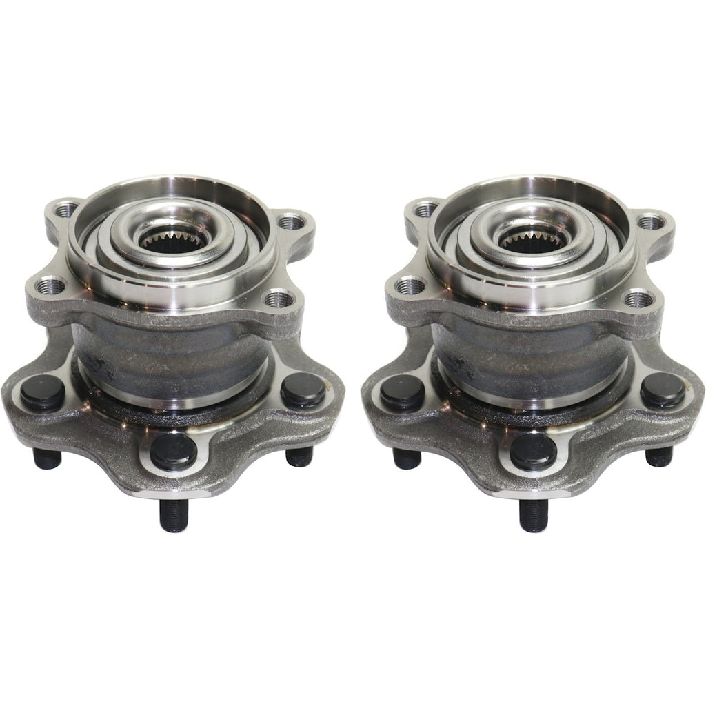 Set of 2 Wheel Hubs for Nissan Rogue (2008–2013) AWD