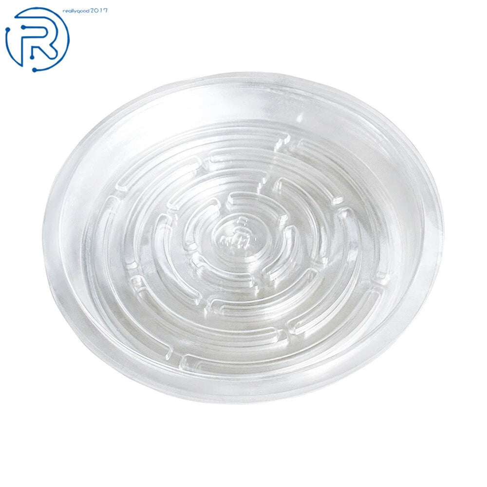 Set of 5 Round Plastic Pot Saucers for Plants (12 Inch)