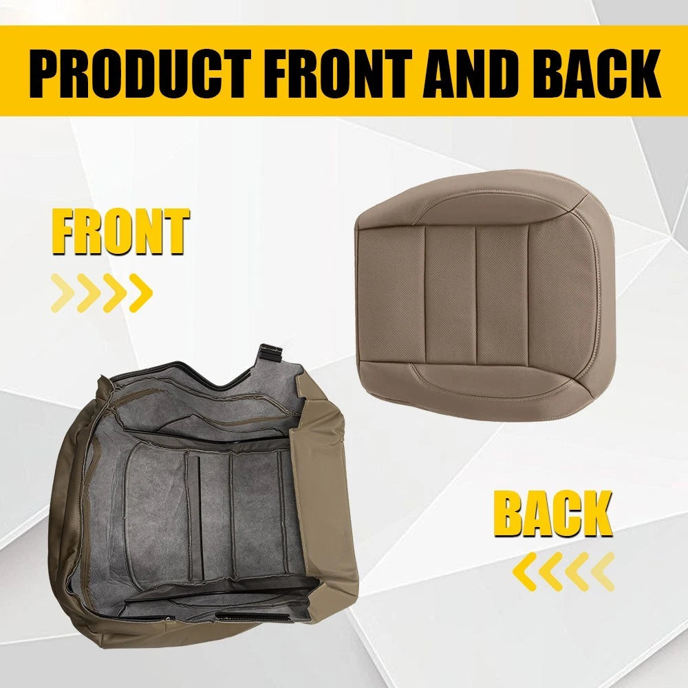 Bottom Seat Cover for Mercedes ML250 ML350 ML450 (2012–2015) Tan Leather
