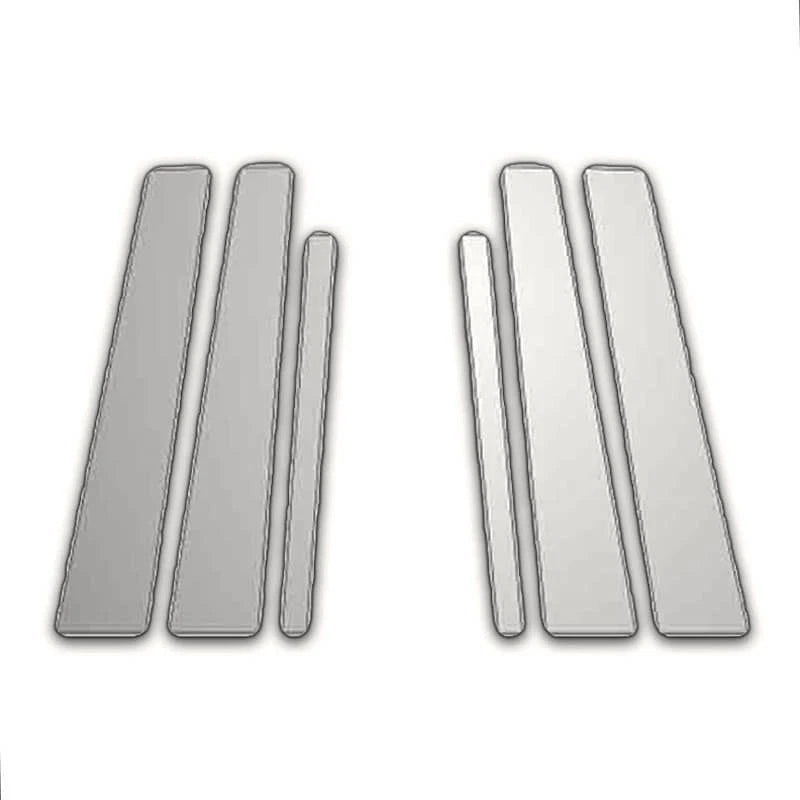 Chrome Pillar Post Covers Kit for Kia Rio (2005–2011)