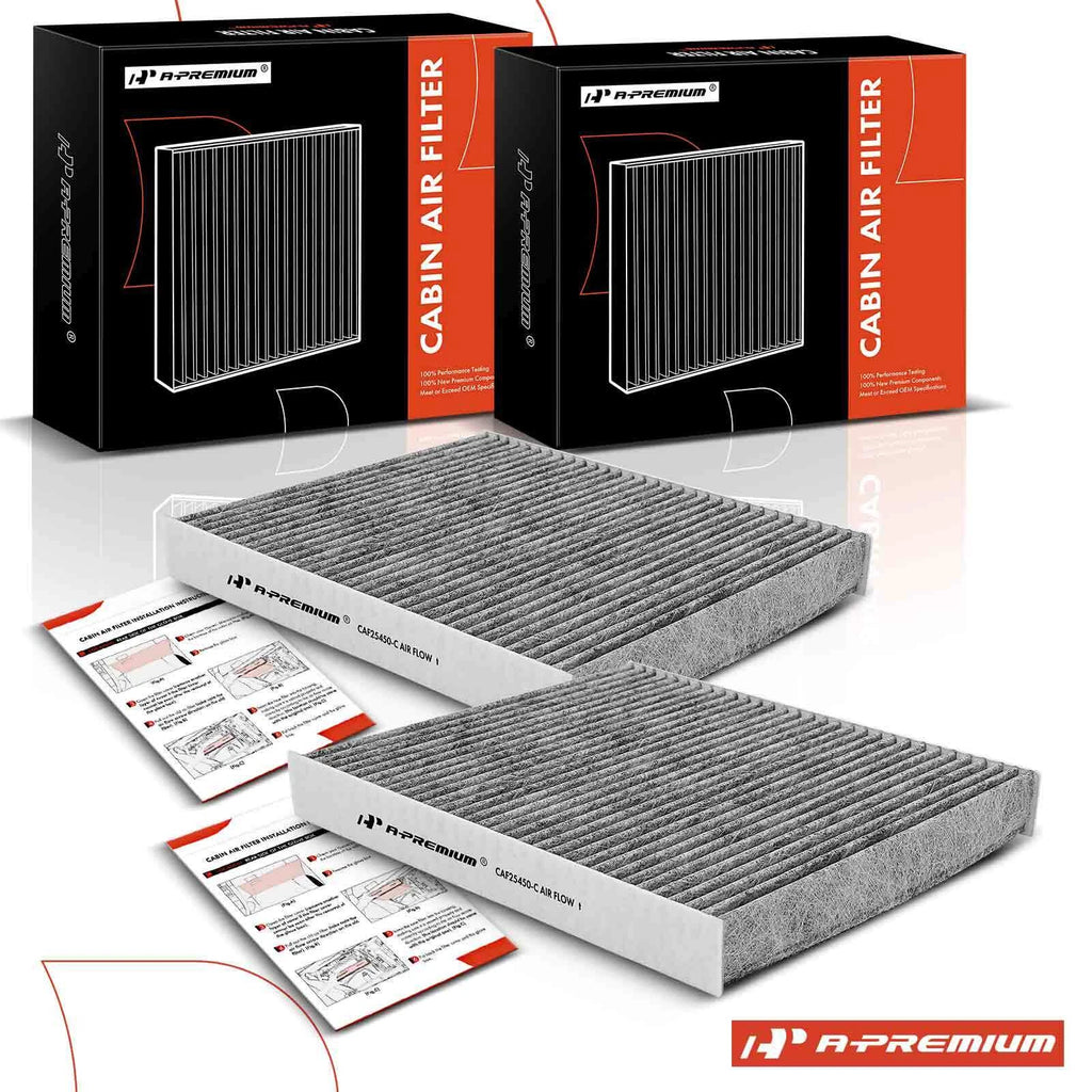 2X Activated Carbon Cabin Air Filter for Porsche Panamera (2010–2016)