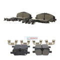 Set of 4 Bosch Quietcast Ceramic Disc Brake Pads for Acadia Traverse XT5 (2017–2023)