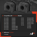 2X Rear Side Sway Bar Bushing for Mitsubishi Outlander (2013-2021)