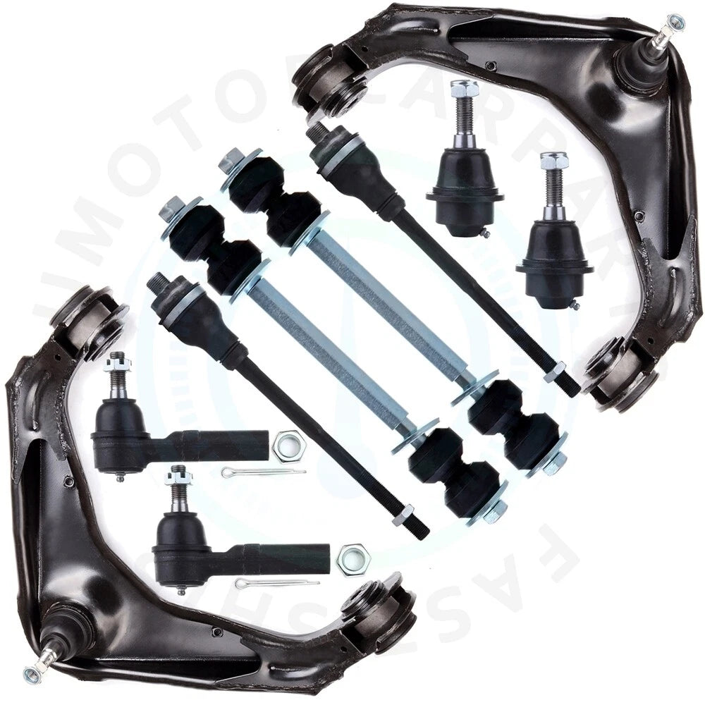 Set of 10 Ball Joints Tie Rods for GMC Yukon XL 2500, Chevy Suburban 2500 (2001–2010)