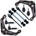 Set of 10 Ball Joints Tie Rods for GMC Yukon XL 2500, Chevy Suburban 2500 (2001–2010)