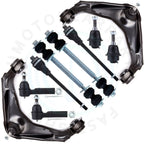 Set of 10 Ball Joints Tie Rods for GMC Yukon XL 2500, Chevy Suburban 2500 (2001–2010)