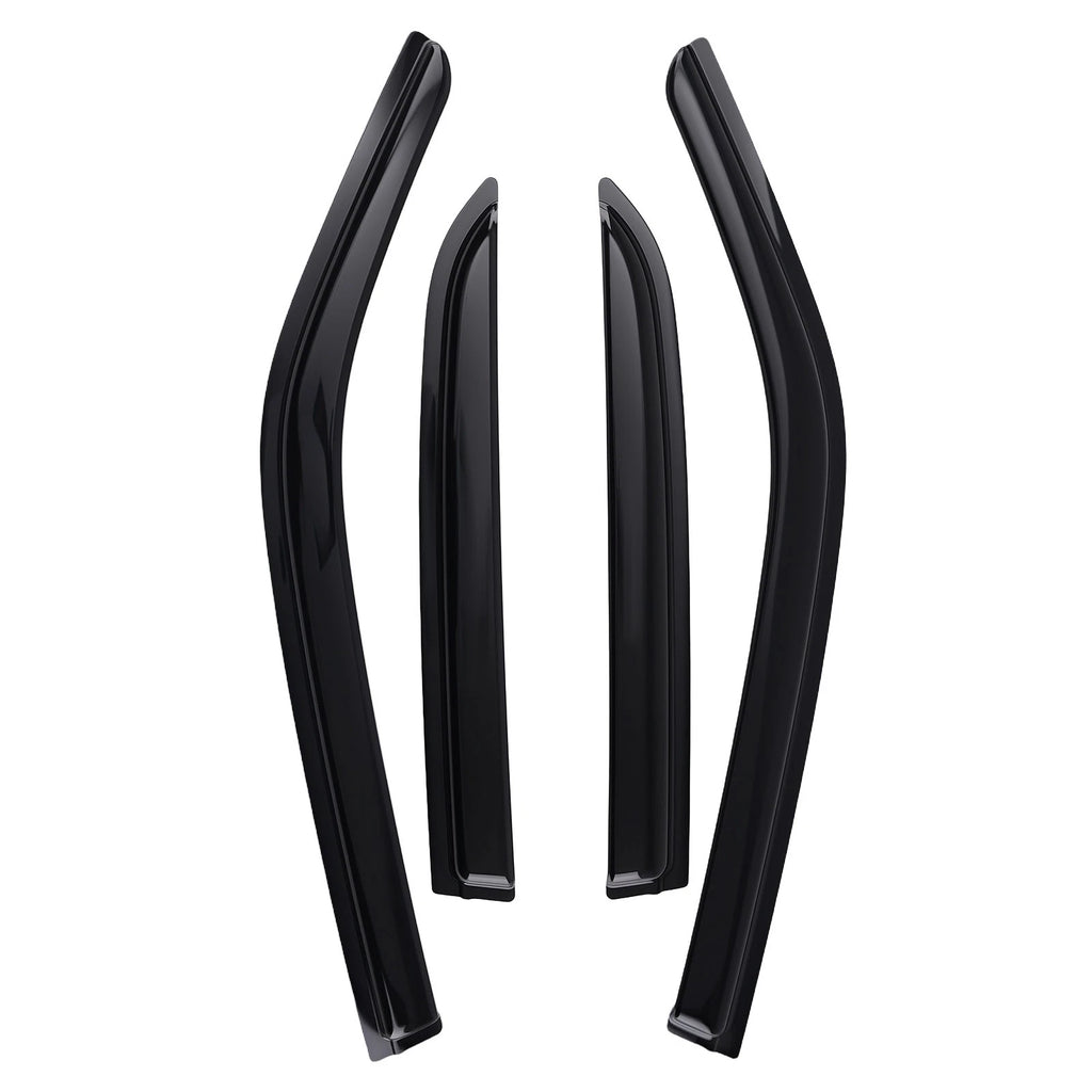 Set of 4 Black Acrylic Window Visors for Chrysler 300 (2005–2010)