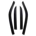 Set of 4 Black Acrylic Window Visors for Chrysler 300 (2005–2010)