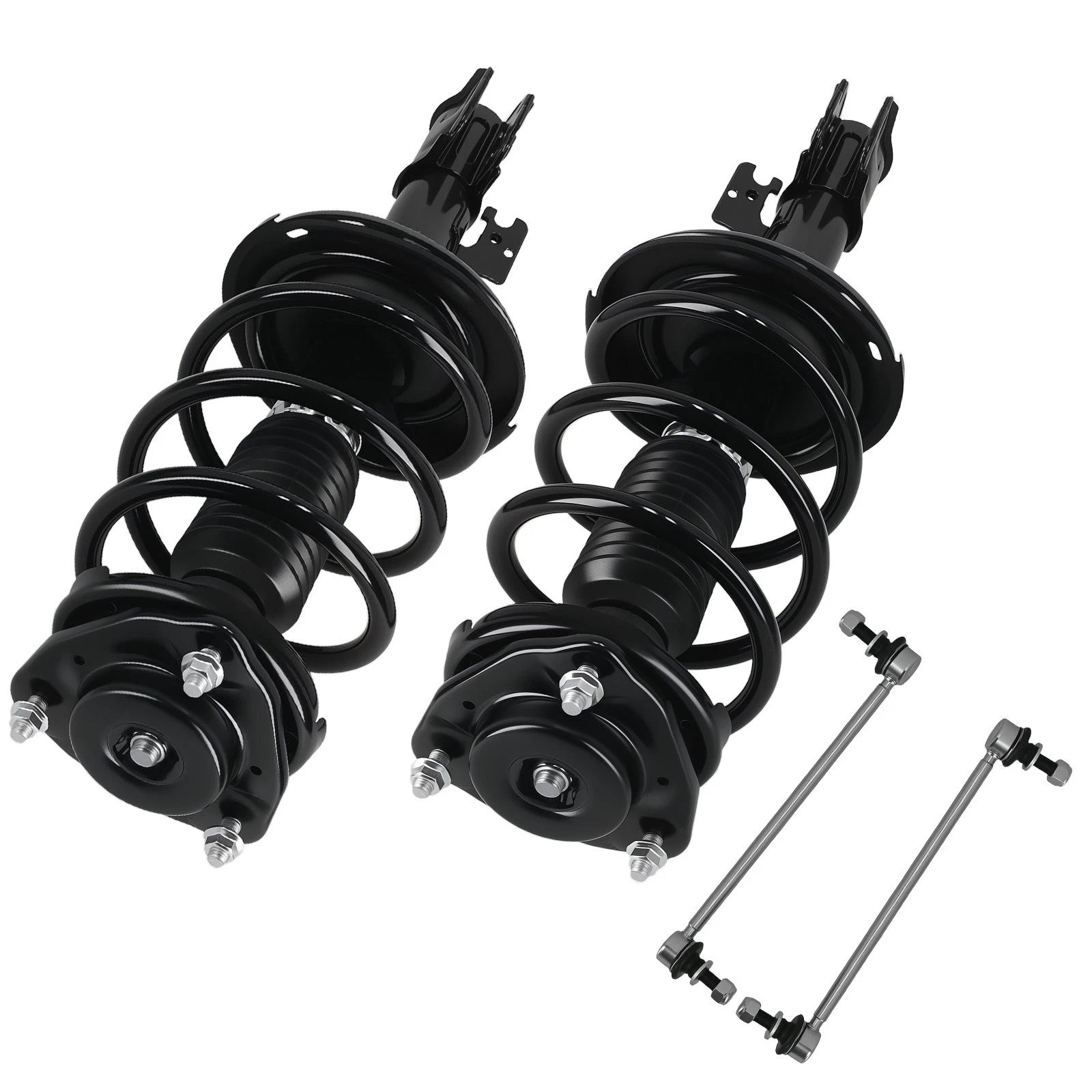 Set of 2 AWD Front Struts with Coil Spring for Toyota Sienna (2011–2014)