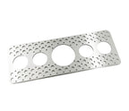 Aluminum Drilled Dash Gauge Panel Hot Rod for Universal Hot Rod (1950–2024)