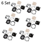 Set of 6 Carburetor Repair Kits for Husqvarna 3120XP 272 268 Walbro K12-WG