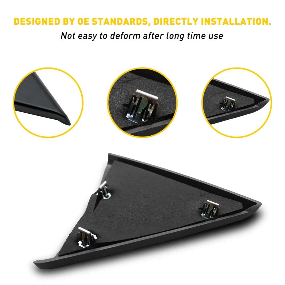 Front Door Upper Trim Panel Right for Chevrolet Silverado GMC Sierra (2014–2019)