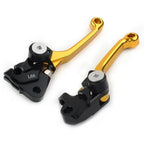 Golden Pivot Brake Clutch Levers for YAMAHA YZ 250F 426F 450F (09-20)