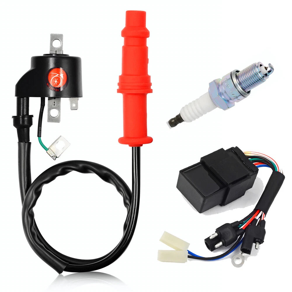 Ignition Coil and Spark Plug CDI for Polaris Magnum 425 500 Scrambler 500 (1995–2002) 308538