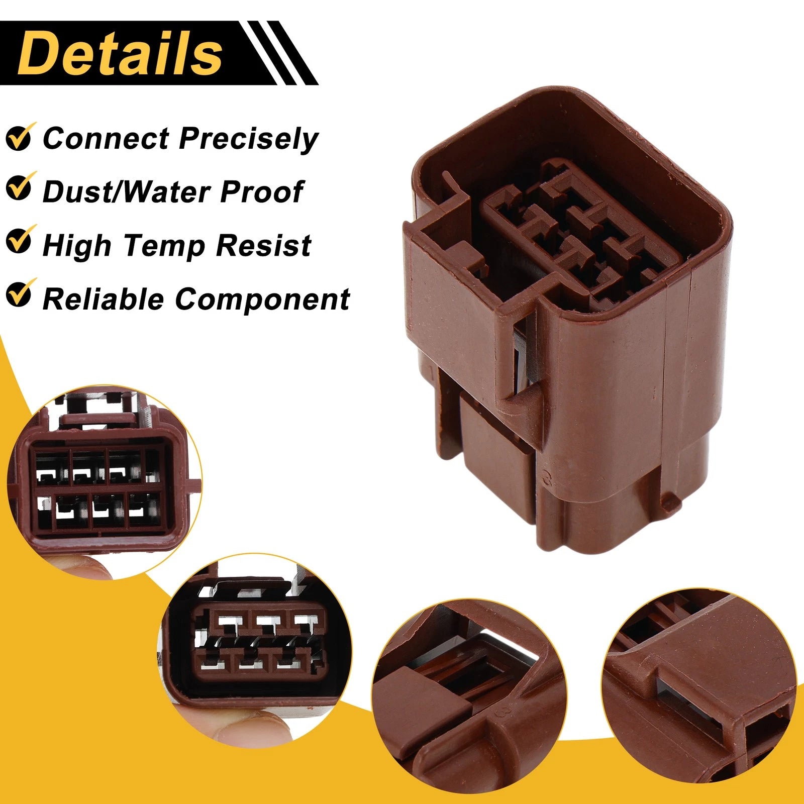 Power Window Motor Connector Plug for Chrysler 5013984AA 