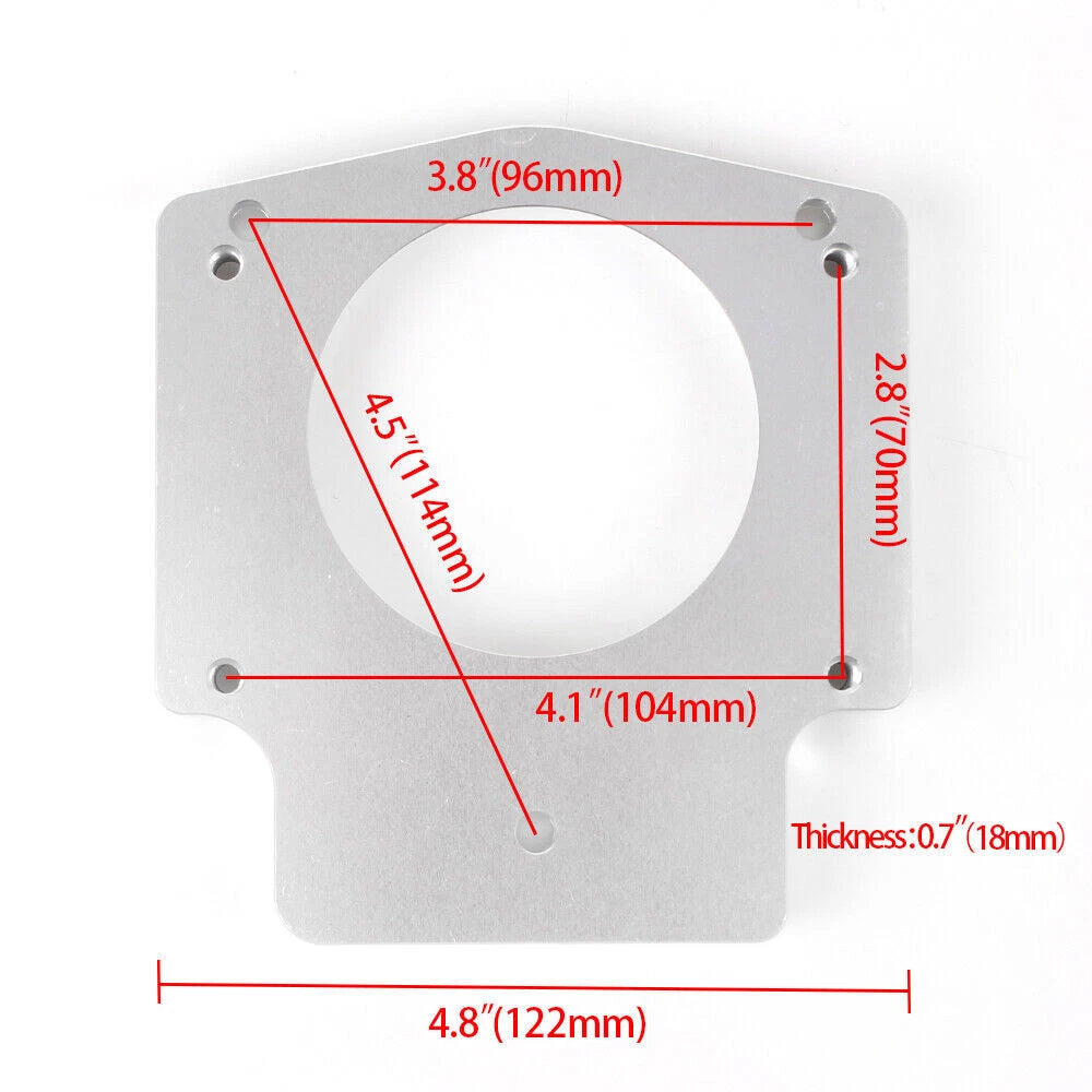 Throttle Body Spacer Adapter for LS1 LS2 LS6 LSX LS4