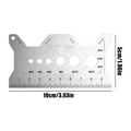 Screw Measuring Ruler Tool for Accurate Measurement (Metal Alloy)