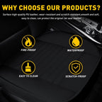 Set of 4 Leather Car Seat Covers for Universal Fit (Auto Interior)