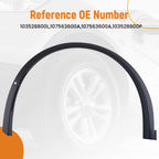 Front Left Fender Flare for Tesla Model X (2016–2021) 107563600A PP