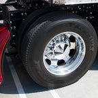 Chrome Bullet Lug Nut Covers Push-On 33mm for 80-Pack Set (2-3/4")