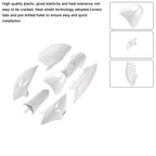 Body Plastic Kit Front Rear Fender Fairing for Yamaha TTR50 (2006–2021) White