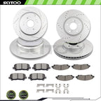 Brake Rotors and Pads Kit for Acura MDX (2007–2013) - Ceramic