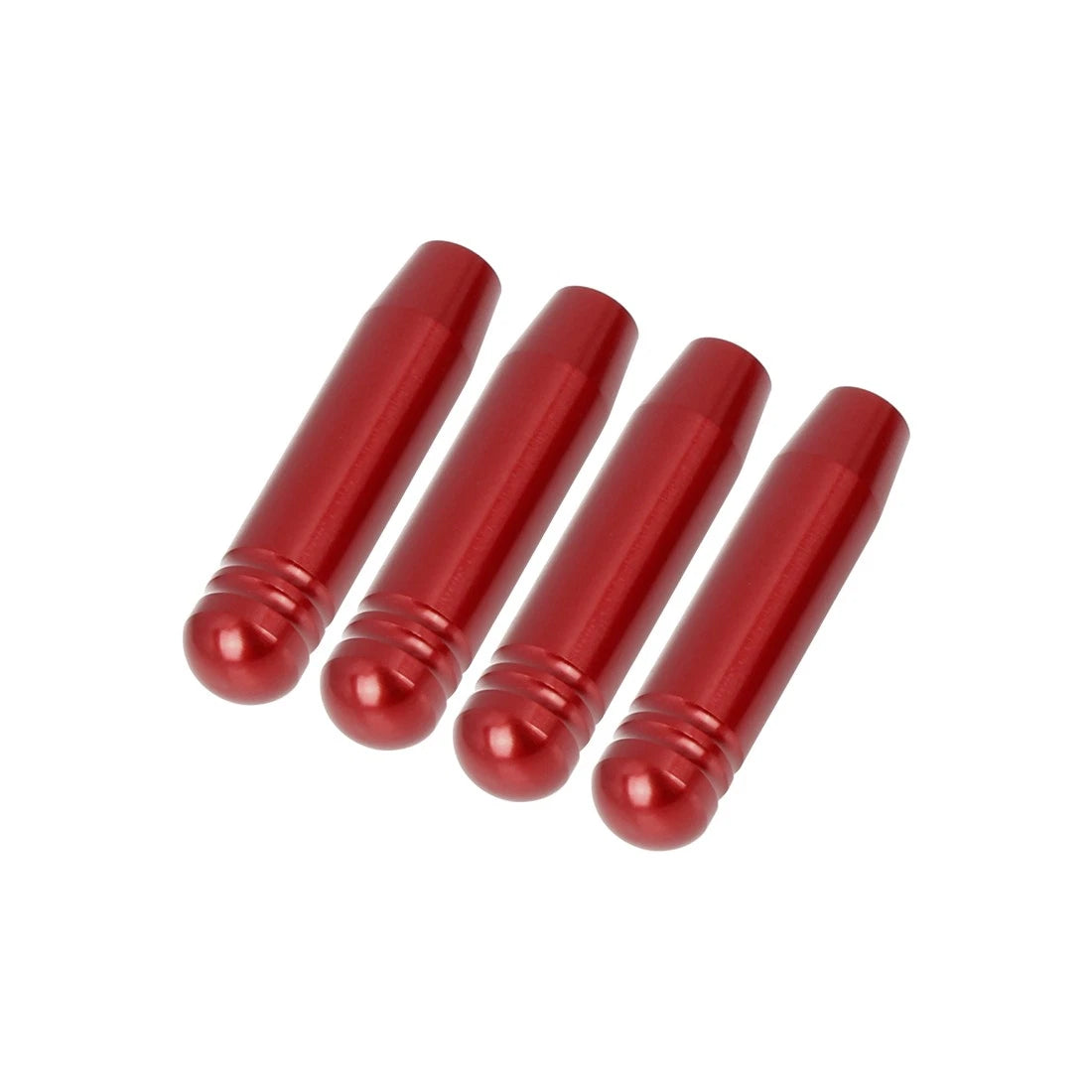 Set of 4 Aluminum Alloy Door Lock Knob Pins Red for BMW 3 Series (E90)
