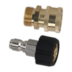 Pressure Washer Adapter for M22-14mm to 3/8" Quick Connect (5000PSI)