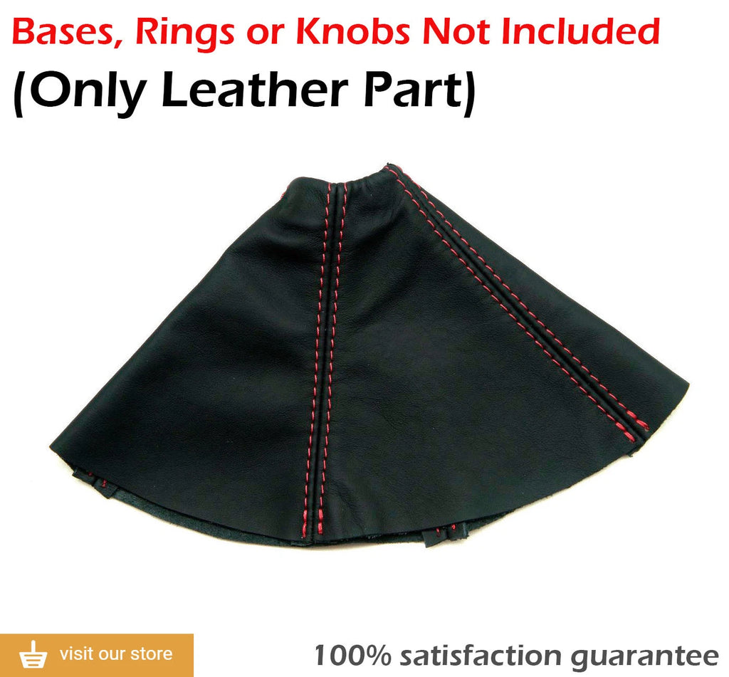 Shift Boot for Chevrolet Camaro (2010–2015) Red Stitch PVC Leather