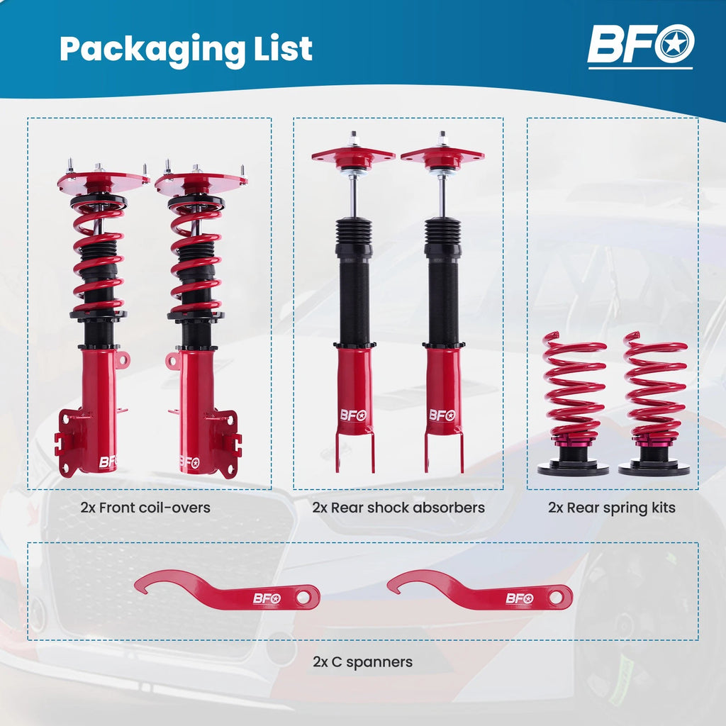 Coilovers for Nissan Altima (2007-2015) Adjustable Damper Suspension Kit