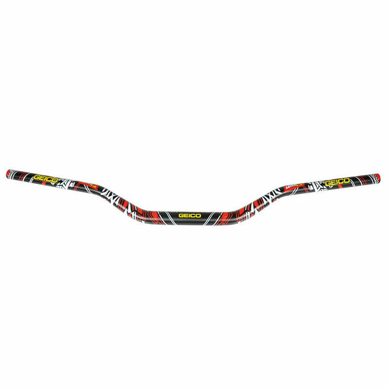28mm Fat Bar + Red Handgrip for Kawasaki KX125 KX250 (2003–2008)