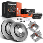 Front Brake Rotors, Pads & Caliper for Jeep Wrangler (2013–2017)