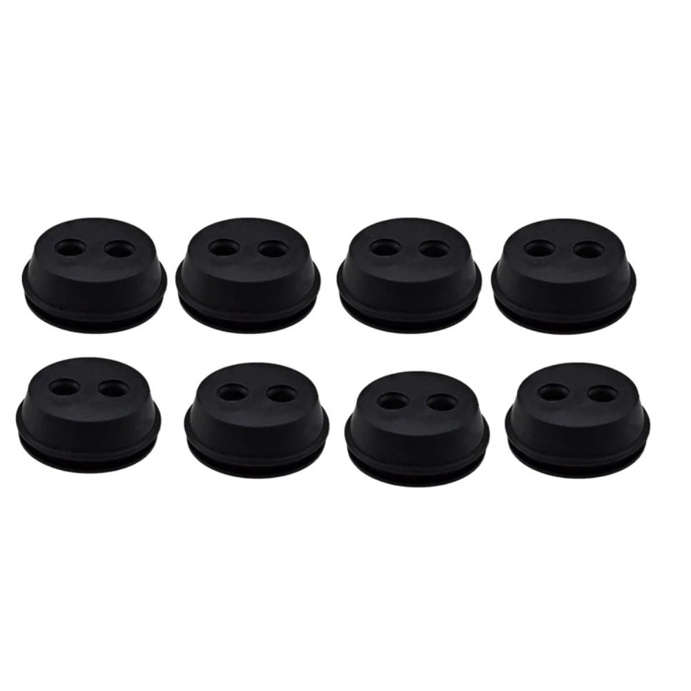 10pcs Fuel Tank Rubber Grommet 21.5mm 2 Hole for Trimmer (Use)